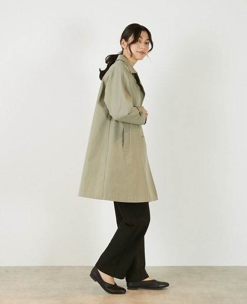 【TCギャバテントトレンチコート】 詳細画像 ライトカーキ 7