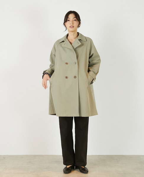 【TCギャバテントトレンチコート】 詳細画像 ライトカーキ 9