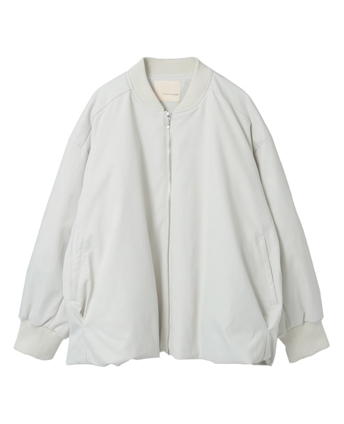 【薄中綿キルトバルーンジャケット】 詳細画像 アイボリー 9