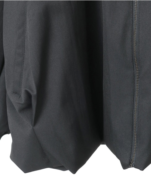 【薄中綿キルトバルーンジャケット】 詳細画像 ブラック 13