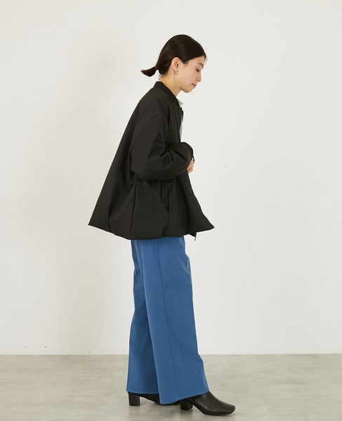 【薄中綿キルトバルーンジャケット】 詳細画像 ブラック 6