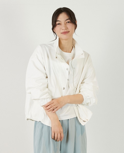 【アソートスタンドカラーZIPブルゾン】 詳細画像 オフホワイト 1