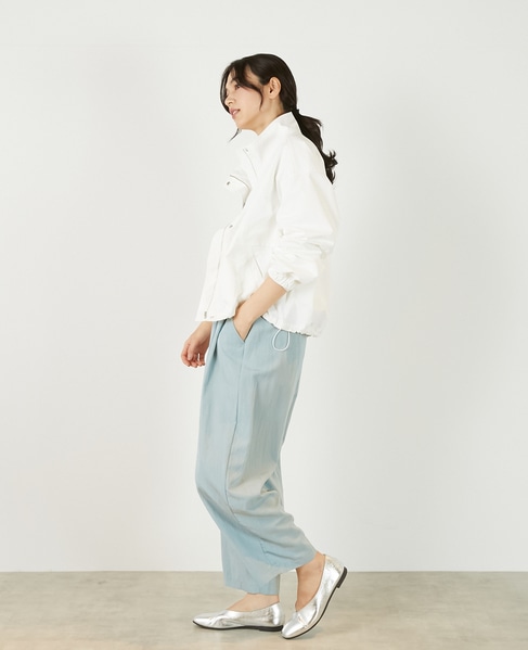 【アソートスタンドカラーZIPブルゾン】 詳細画像 オフホワイト 3