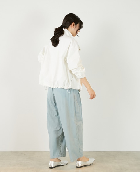 【アソートスタンドカラーZIPブルゾン】 詳細画像 オフホワイト 5