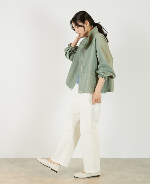 【アソートスタンドカラーZIPブルゾン】 詳細画像 ライトカーキ 4