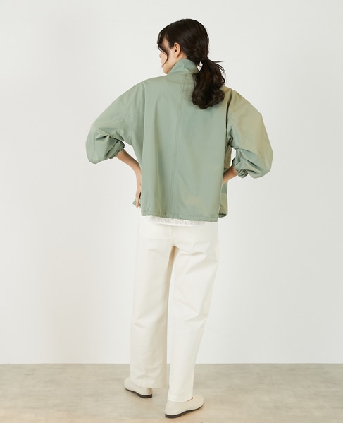 【アソートスタンドカラーZIPブルゾン】 詳細画像 ライトカーキ 5