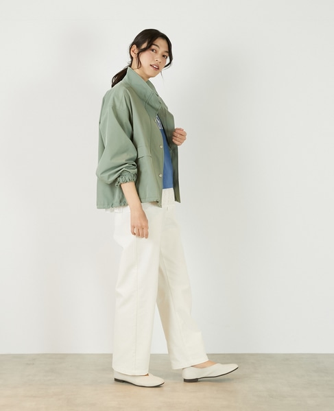 【アソートスタンドカラーZIPブルゾン】 詳細画像 ライトカーキ 8