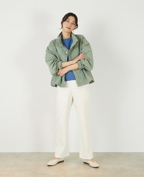 【アソートスタンドカラーZIPブルゾン】 詳細画像 ライトカーキ 9