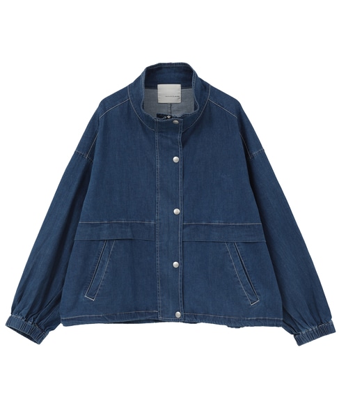 【アソートスタンドカラーZIPブルゾン】 詳細画像 インディゴブルー 13