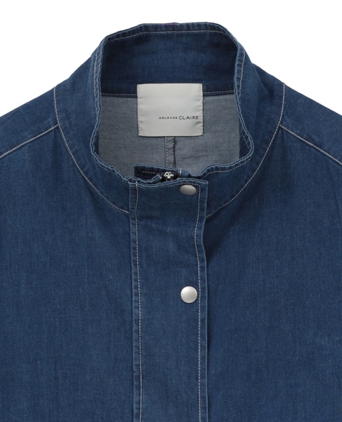 【アソートスタンドカラーZIPブルゾン】 詳細画像 インディゴブルー 15