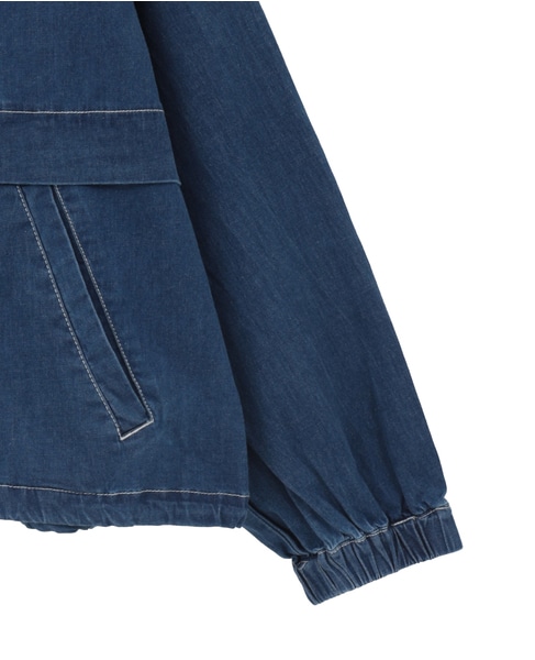 【アソートスタンドカラーZIPブルゾン】 詳細画像 インディゴブルー 16