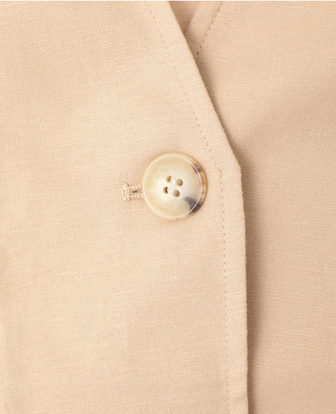 【リネンレーヨンカラーレスVジャケット】 詳細画像 ベージュ 17