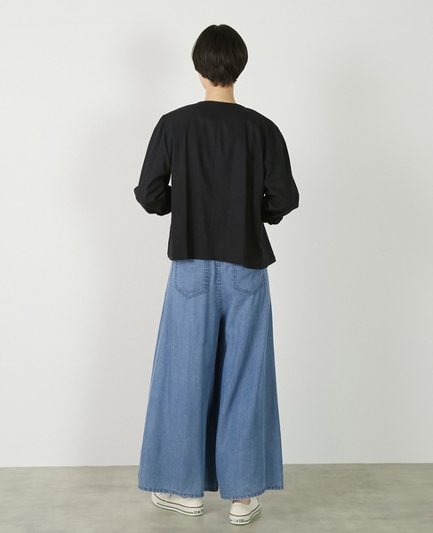 【リネンレーヨンカラーレスVジャケット】 詳細画像 ダークネイビー 5