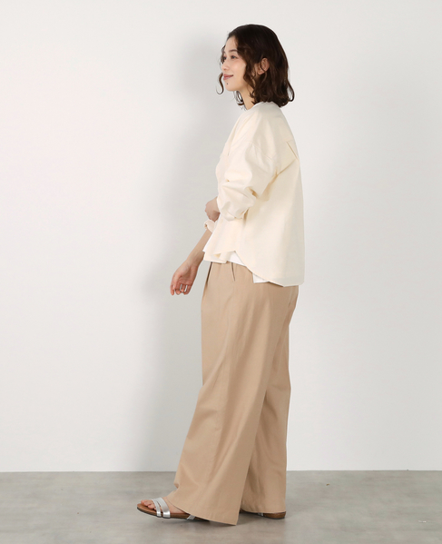 【綿麻クルーシャツジャケット】 詳細画像 キナリ 6