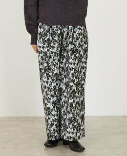 【ツイルベロアプリントイージーパンツ】