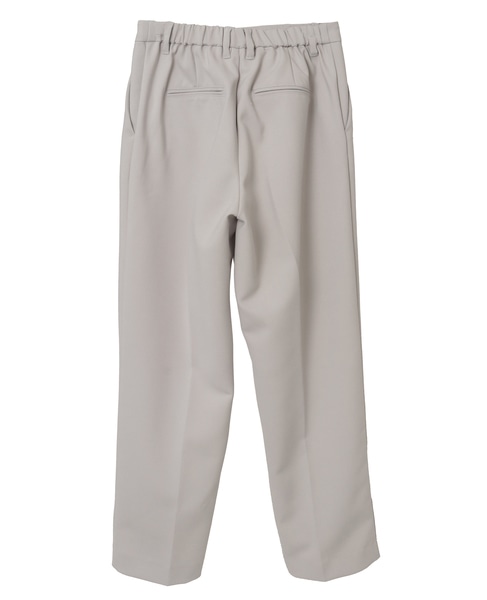 【noir】ダブルクロステーパードパンツ（一部WEB限定サイズ）（セットアップ可） 詳細画像 ライトグレー 10