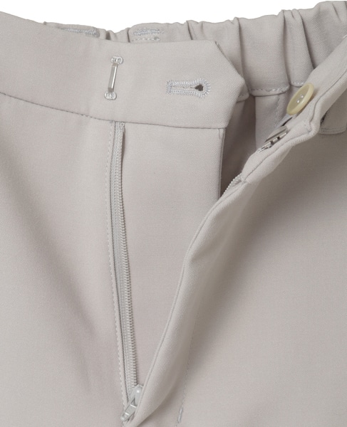 【noir】ダブルクロステーパードパンツ（一部WEB限定サイズ）（セットアップ可） 詳細画像 ライトグレー 12