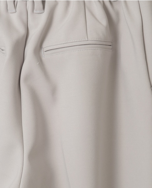 【noir】ダブルクロステーパードパンツ（一部WEB限定サイズ）（セットアップ可） 詳細画像 ライトグレー 14