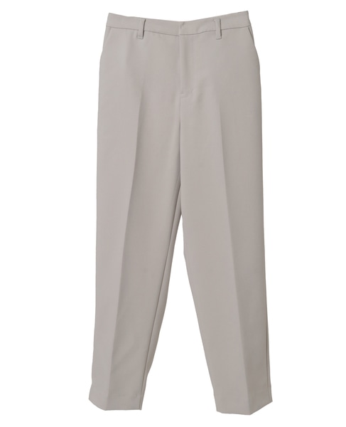 【noir】ダブルクロステーパードパンツ（一部WEB限定サイズ）（セットアップ可） 詳細画像 ライトグレー 9