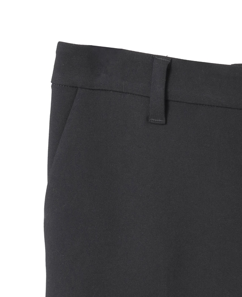 【noir】ダブルクロステーパードパンツ（一部WEB限定サイズ）（セットアップ可） 詳細画像 ブラック 14