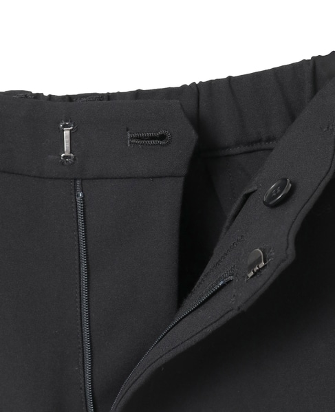 【noir】ダブルクロステーパードパンツ（一部WEB限定サイズ）（セットアップ可） 詳細画像 ブラック 6