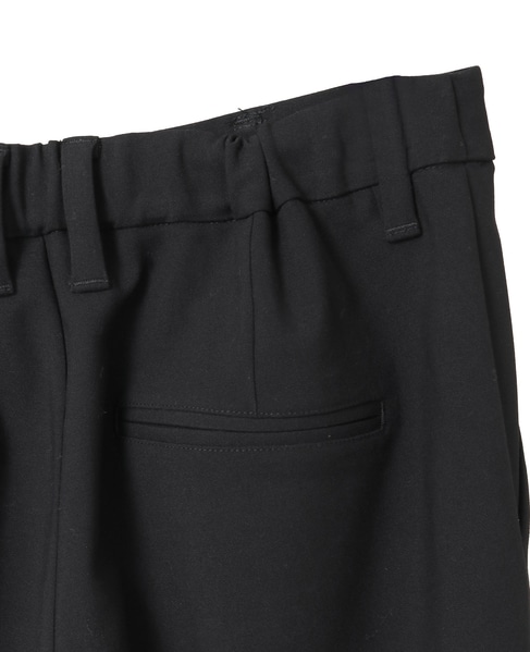 【noir】ダブルクロステーパードパンツ（一部WEB限定サイズ）（セットアップ可） 詳細画像 ブラック 7