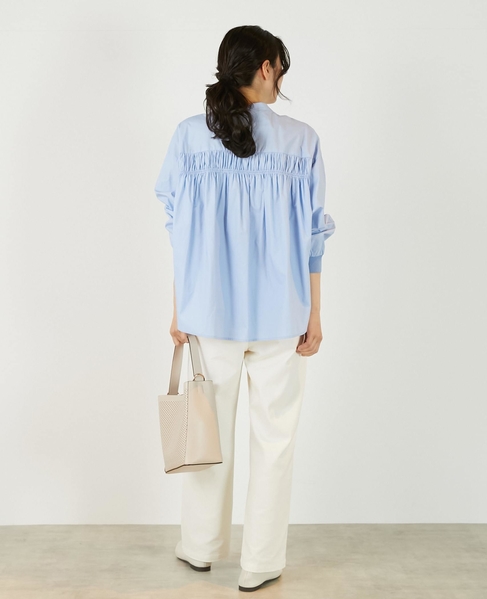 《定番》TCツイルストレッチストレートパンツ（一部WEB限定サイズ） 詳細画像 アイボリー 6