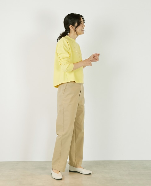 《定番》TCツイルストレッチストレートパンツ（一部WEB限定サイズ） 詳細画像 ベージュ 6