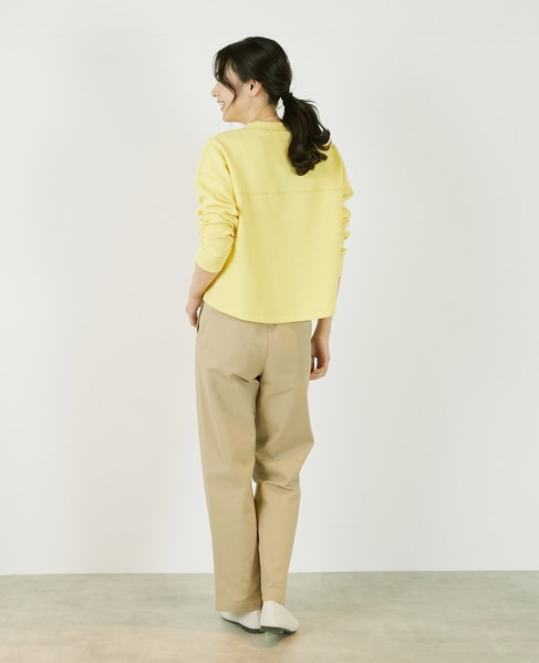 《定番》TCツイルストレッチストレートパンツ（一部WEB限定サイズ） 詳細画像 ベージュ 8