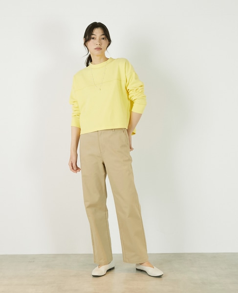 《定番》TCツイルストレッチストレートパンツ（一部WEB限定サイズ） 詳細画像 ベージュ 9