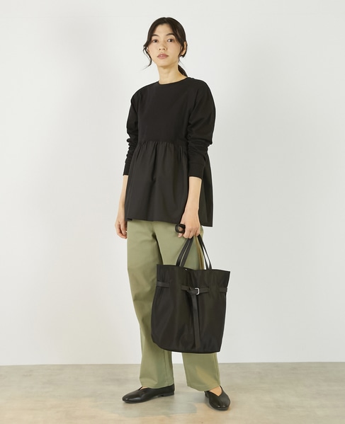 《定番》TCツイルストレッチストレートパンツ（一部WEB限定サイズ） 詳細画像 カーキ 3