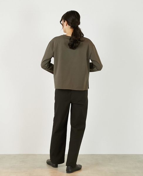 《定番》TCツイルストレッチストレートパンツ（一部WEB限定サイズ） 詳細画像 ブラック 5