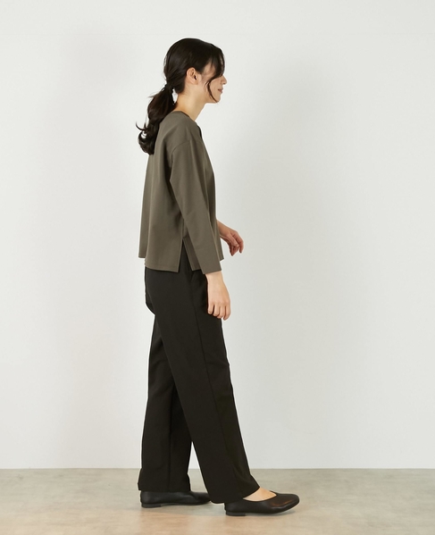 《定番》TCツイルストレッチストレートパンツ（一部WEB限定サイズ） 詳細画像 ブラック 7