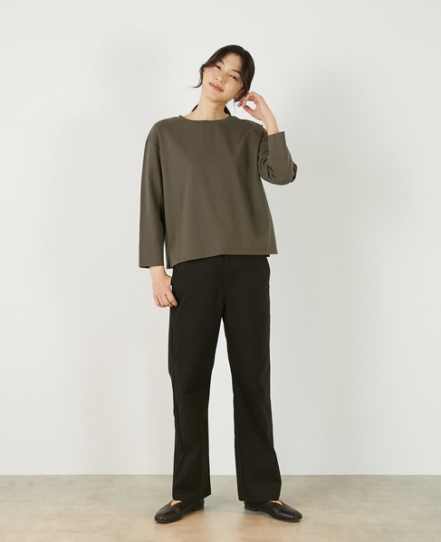 《定番》TCツイルストレッチストレートパンツ（一部WEB限定サイズ） 詳細画像 ブラック 9