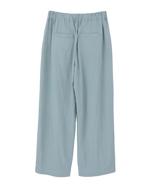 【レーヨンナイロンポプリンタックカーブパンツ】 詳細画像 ライトブルー 12