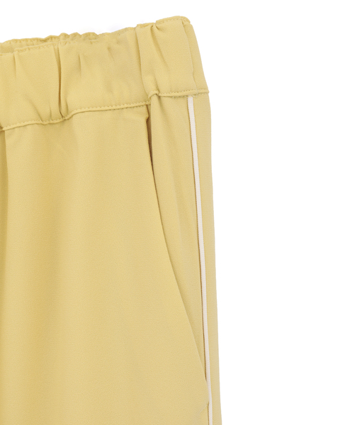 【エステルイージーサイドラインパンツ】 詳細画像 イエロー 5