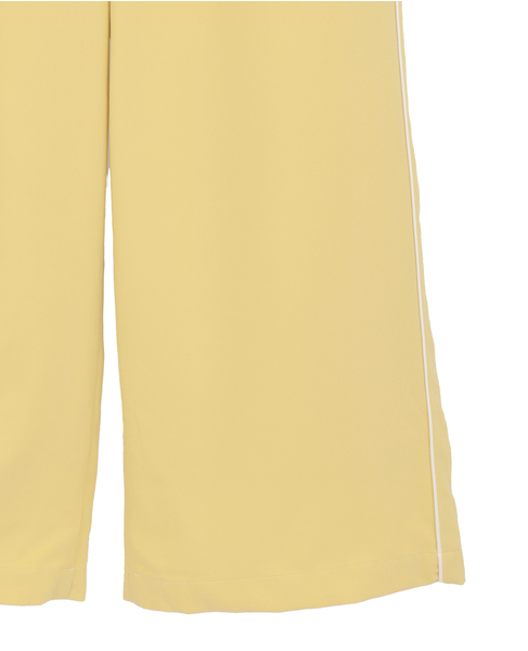 【エステルイージーサイドラインパンツ】 詳細画像 イエロー 6