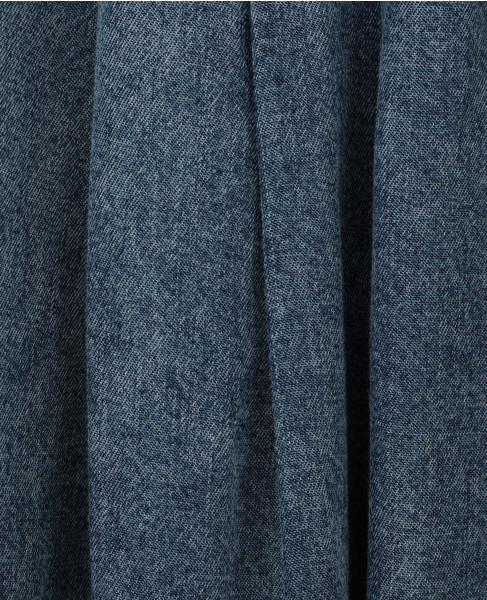 【パウダーデニムタックワイドパンツ】 詳細画像 インディゴブルー 17
