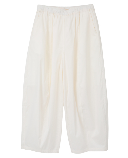 【CNライトツイルコクーンパンツ】 詳細画像 オフホワイト 1