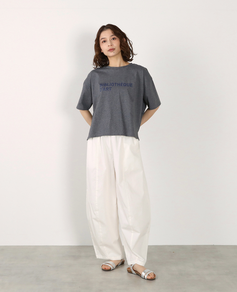 【CNライトツイルコクーンパンツ】 詳細画像 オフホワイト 2