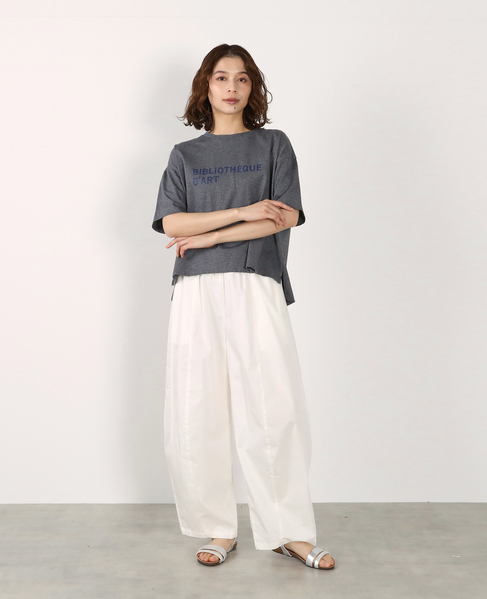 【CNライトツイルコクーンパンツ】 詳細画像 オフホワイト 5