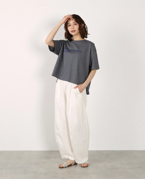 【CNライトツイルコクーンパンツ】 詳細画像 オフホワイト 7