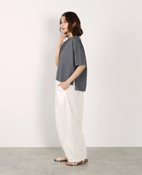 【CNライトツイルコクーンパンツ】 詳細画像 オフホワイト 8