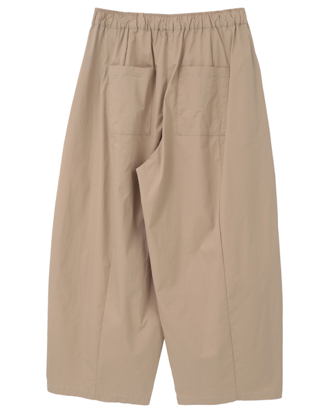 【CNライトツイルコクーンパンツ】 詳細画像 ベージュ 2