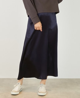 【ヘビーサテンナロースカート】