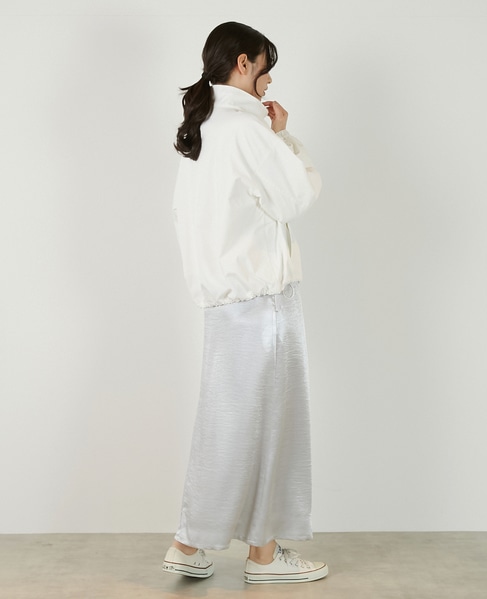 【ヘビーサテンナロースカート】 詳細画像 ライトグレー 7