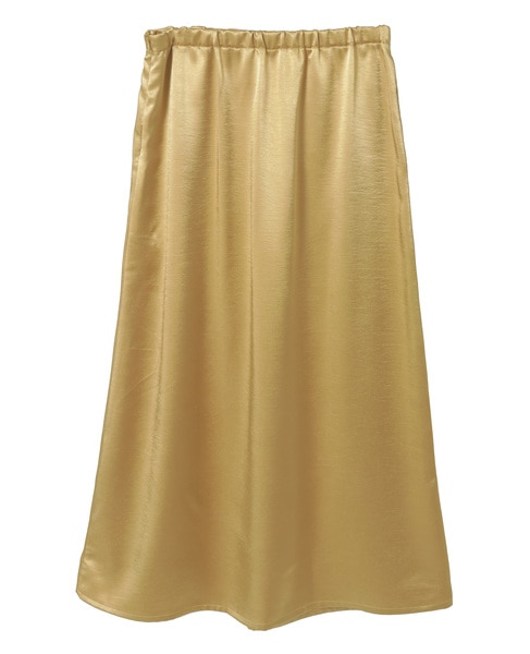 【ヘビーサテンナロースカート】 詳細画像 イエロー 10