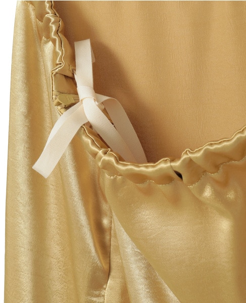 【ヘビーサテンナロースカート】 詳細画像 イエロー 15