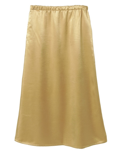 【ヘビーサテンナロースカート】 詳細画像 イエロー 9