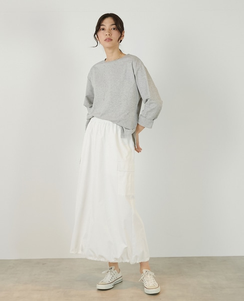 【アソートイージーカーゴスカート】 詳細画像 オフホワイト 2